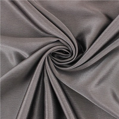 Штора портьерная глянцевая «Этель», 135×250 см, серая, краше