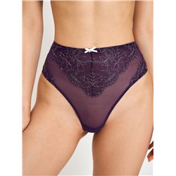 Трусы стринги с высокой талией жен. Ginly фиолетовый Infinity Lingerie