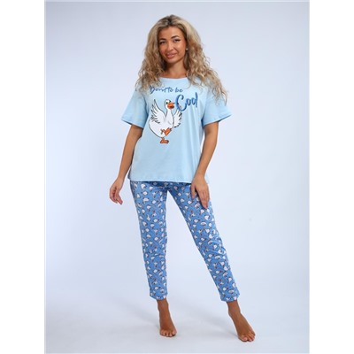 Веселина - пижама голубой