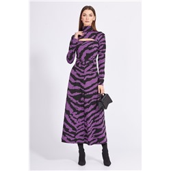 EOLA 2357 фиолет-черный, Платье