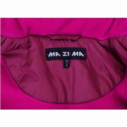 Пальто зимнее для девочки Марс вишня MaZiMa