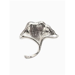 Брошь «Цветок каллы», цвет серебро