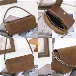 Женская сумка, замша, MIRONPAN  25053 Черный