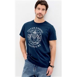 Футболка P611-06-928 d.blue