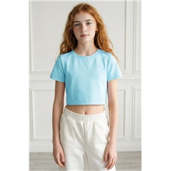 Укороченная футболка для девочки Happyfox