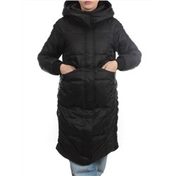 3064 BLACK Пуховик зимний женский (80% пух, 20% перо)
