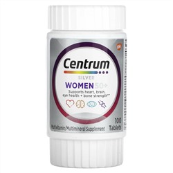 Centrum, Серебряные таблетки для женщин старше 50 лет, 100 таблеток