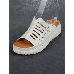 08-PED173-1 BEIGE Босоножки женские (натуральная кожа)