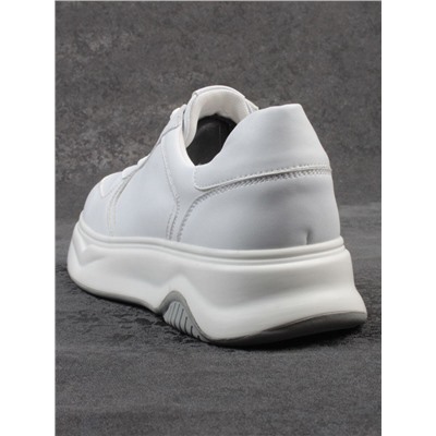 03-3062-2 WHITE Кроссовки женские (натуральная кожа)