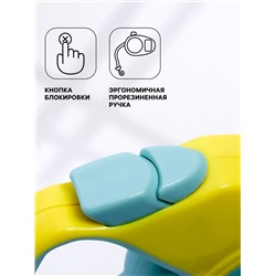 Рулетка «Пижон» с прорезиненной ручкой, 5 м, до 25 кг, трос, жёлто-серая