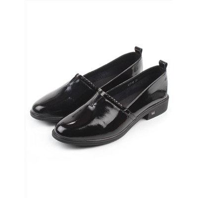 06-M17-5 BLACK Туфли женские (натуральная кожа)