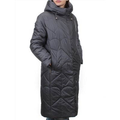 TR-2301 DK. GRAY Пальто зимнее женское (верблюжья шерсть)