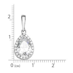 Колье из серебра на леске - 070