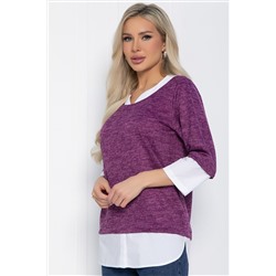 Джемпер Нежный акцент (сиреневый) Б12616-4