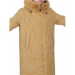 8901 SANDY Пальто зимнее женское (верблюжья шерсть, 120 гр. холлофайбер)