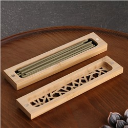 Набор благовоний с подставкой «Воздух», коричневый