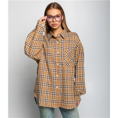 Рубашка #КТ225 (5), бежевый