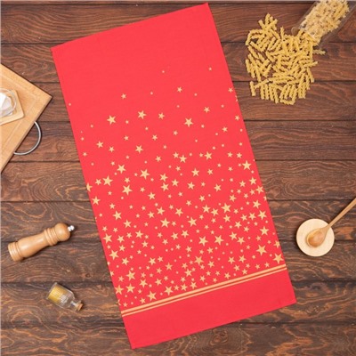 Полотенце «Этель» Gold stars 40×70 см, 100%хл, 190 г/м²