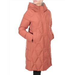 2158  TERRACOTTA Пальто зимнее облегченное  женское YINGPENG (150 гр. холлофайбер)