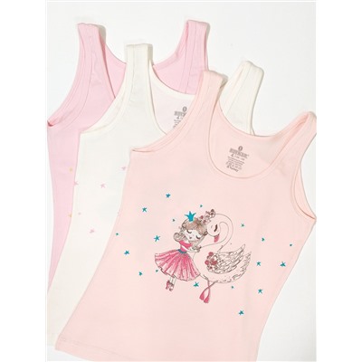 4928 Майка для девочки многоцвет (BAYKAR)