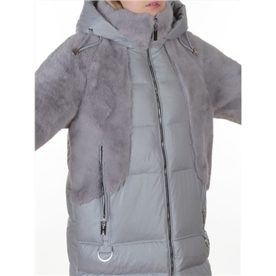 8368 GRAY Куртка зимняя женская (200 гр. холлофайбер)