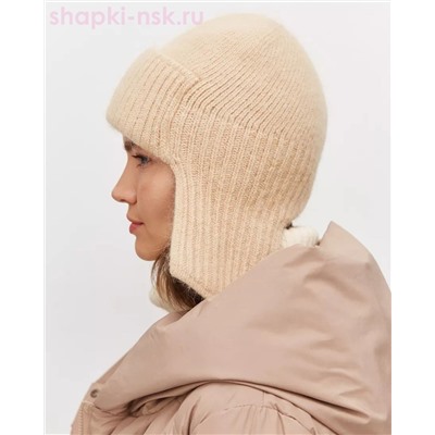 585 WH Ушанка женская (56-58)