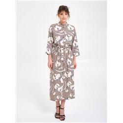 Платье из вискозы с принтом
