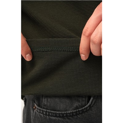 Мужской лонгслив на пуговицах Happyfox