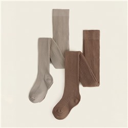 Колготки детские SL Home 2 пары, рост 68-74 см, молочные, бежевые