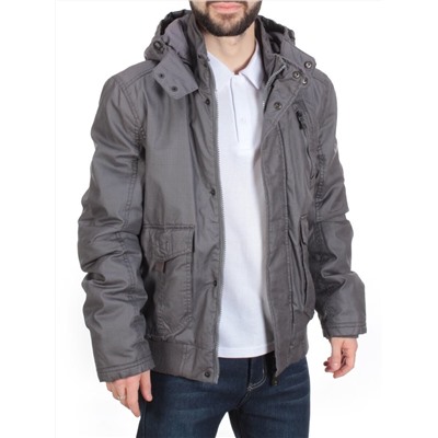 A4-1444 DARK GRAY Куртка мужская демисезонная (100 гр. синтепон)