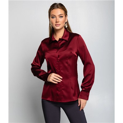 Блуза #ОКТ025022, бордовый