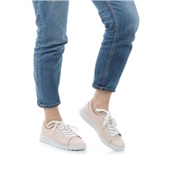 05-DF52-2 PINK POWDER Кроссовки женские (натуральная кожа)