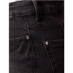 Укороченные джинсы скинни из эластичного денима