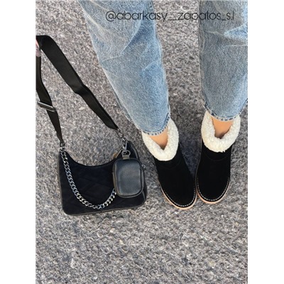 Ab.Zapatos UGY NEW R NEGRO+Vera pelle flores АКЦИЯ