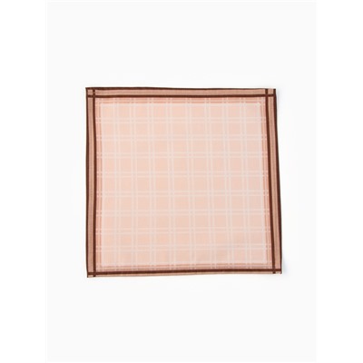 Платки носовые мужские «Этель», 30×30 см, набор 12 шт., 100% хлопок, коричневые, рисунок МИКС