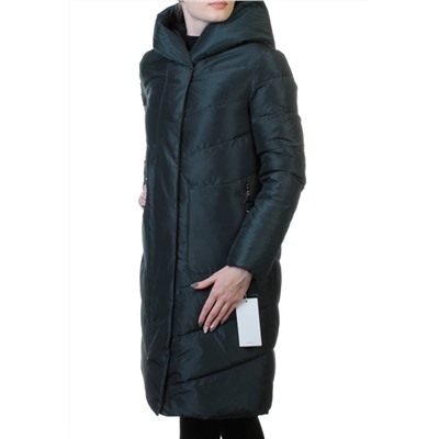 8033 DK. GREEN Пальто пуховик зимнее Jarius (био-пух)