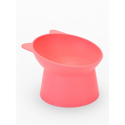 Миска для животных КИСА 0.2 л, Soft-touch, розовый