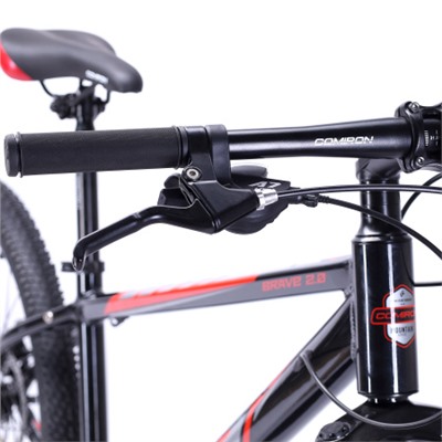 Велосипед 26" рама 15" 1х10sp COMIRON BRAVE 2.0 чёрная молния