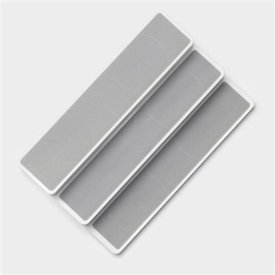 Подставка для специй 3 яруса Griten, 36.5×24×8.5 см, белая