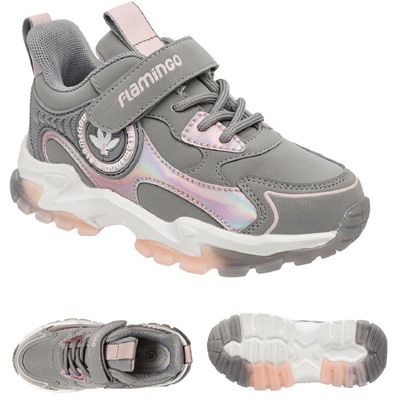 Кроссовки Flamingo 221к-ф13-2985 сер ( 2,0)