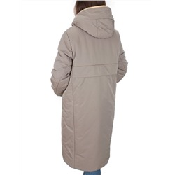 M-9079 GRAY/BEIGE Пальто зимнее женское CORUSKY (верблюжья шерсть)