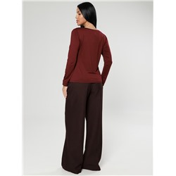 Энкар - лонгслив бордовый