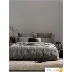 PRIME PRIVE ВАЛЬБО сер/бел (полоса) КПБ 145х205-1/180х220-1/50х70-2, 4 пр., хл.