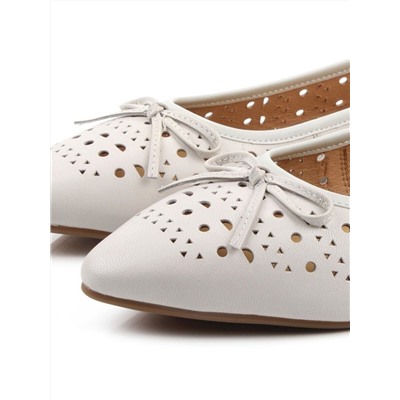 06-7388-66R GRAY/BEIGE Туфли летние женские "Лодочки" (натуральная кожа)