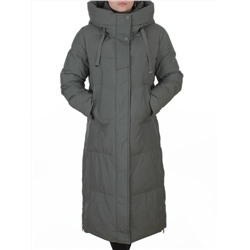 8312 GREEN Пальто зимнее женское (200 гр. холлофайбер)