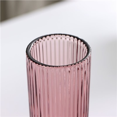 Бокал для шампанского Magistro «Грани», 150 мл, 8×14.5 см, стекло, сиреневый