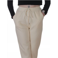 2226-K MILK Брюки спортивные утепленные женские (85% хлопок, 10% полиэстер, 5% спандекс)