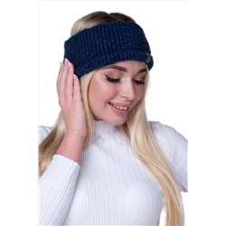 Повязка на голову БУКЛЕ цвет Индиго