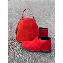 Ab.Zapatos 3316 New R FUEGO+AB.Z · Pelle · mochila serraje (610) Fuego