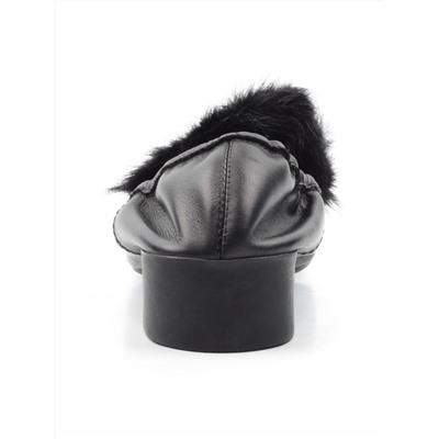 03-N18120S-2 BLACK Полуботинки женские (натуральная кожа)